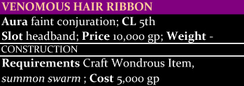 Venomous Hair Ribbon
